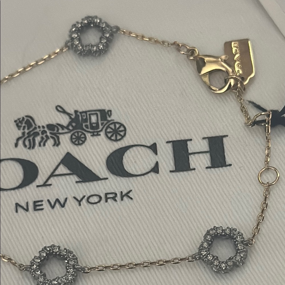 Coach Gold and Silver Charm Bracelet - Picture 3 of 4